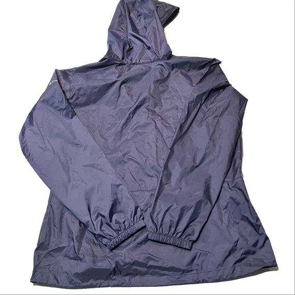 Columbia hood navy blue nylon jacket - Picture 3 of 4